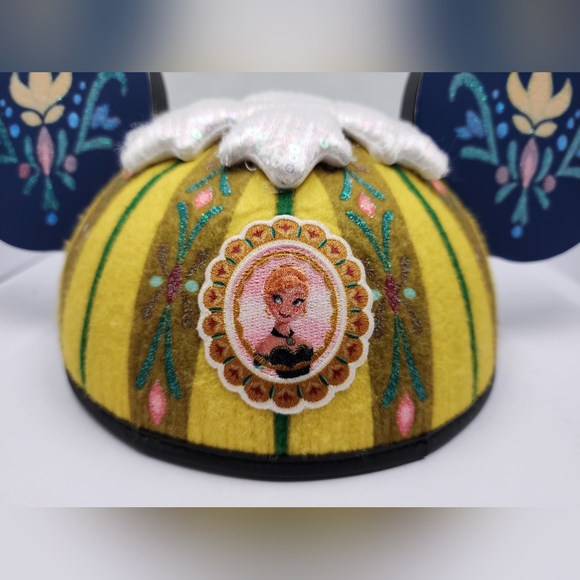 Disney Parks FROZEN Ears HAT • Elsa on 1 Side & Anna on the other • Adult Size - Picture 11 of 12